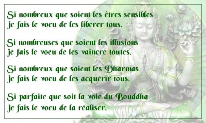 Les voeux de la Pratimoksha · partie 1