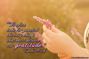 Pratiquer la gratitude : jour 5