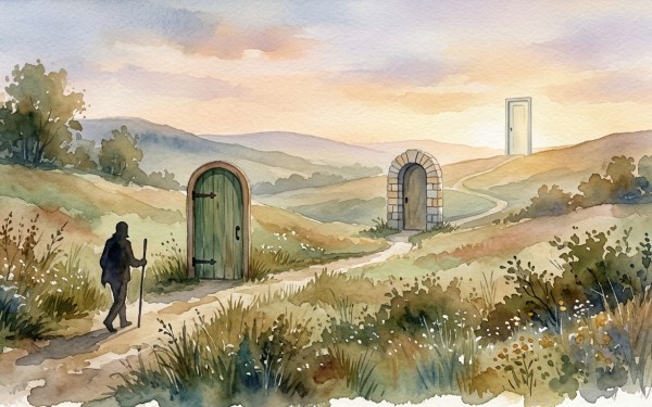 L'histoire des trois portes