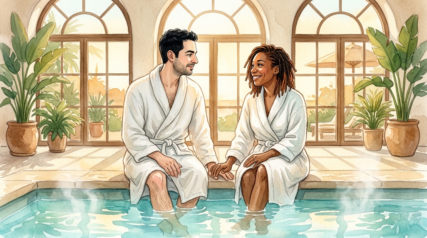 Nous deux au spa, un été d’août